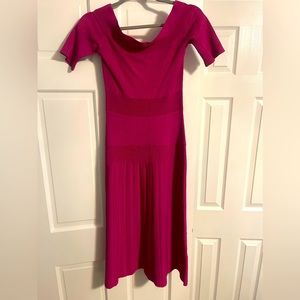 Beautiful fit and flare midi dress by Bebe
